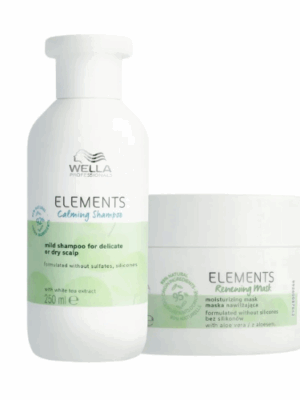 WELLA ELEMENTS – Shampooing Apaisant + Masque Régénérant
